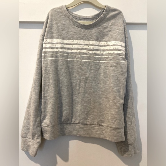 Melrose and Market, gray, long sleeve shirt, L (10/12), Nordstrom Rack, NWT - Picture 1 of 5